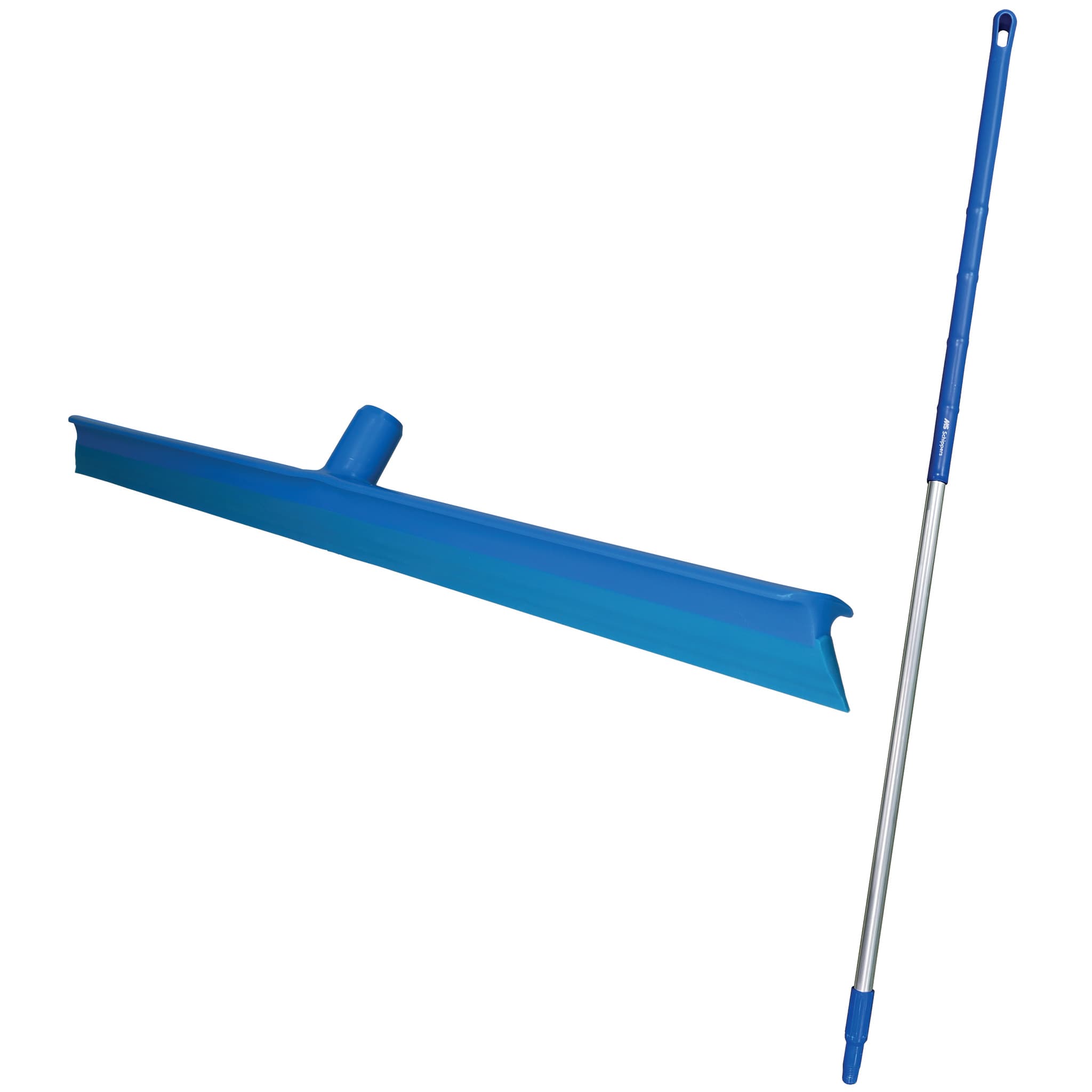 Spare part image MS Floor squeegee hygienic 70 cm + handle 150 cm, blue