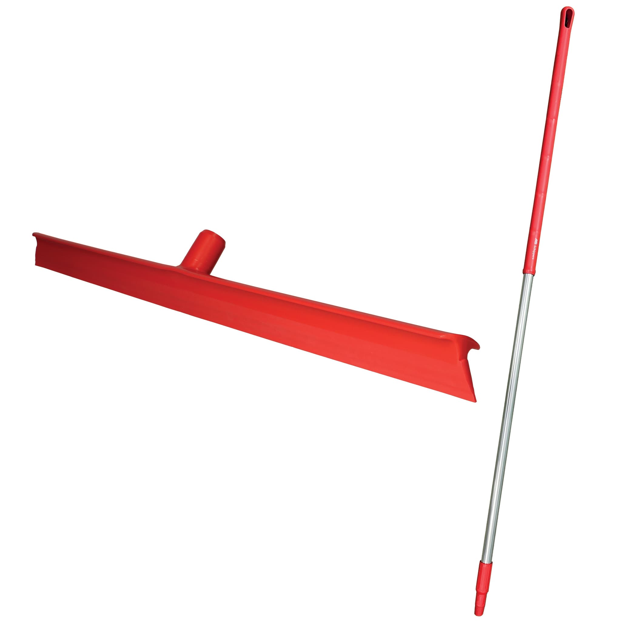 Spare part image MS Floor squeegee hygienic 70 cm + handle 150 cm, red