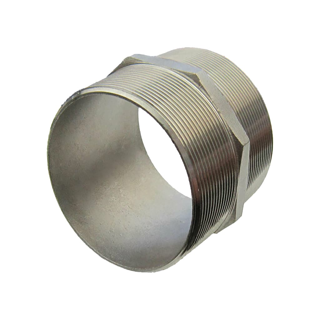 Spare part image Stainless steel connector, 2x 3/4" male thread
