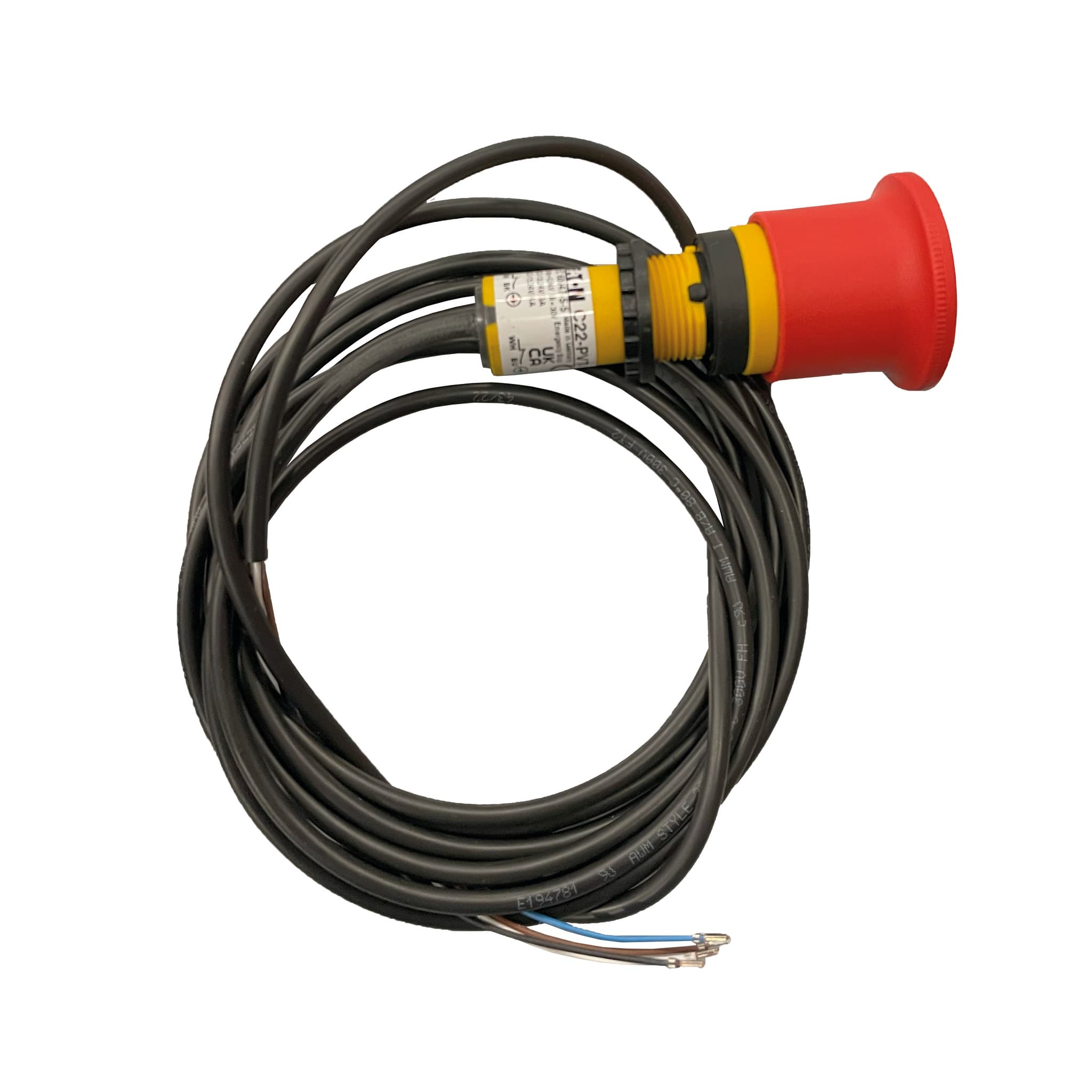 Spare part image Electric switch emergency stop 24 V for Platinum (Hydro)